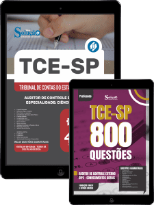Combo TCE-SP 2026 - Auditor de Controle Externo - DIPE - Ciências Contábeis - Imagem 1