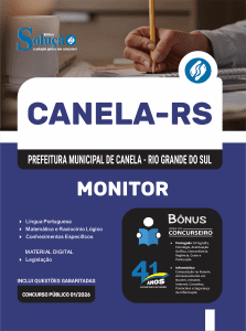 Apostila Prefeitura de Canela-RS 2026 - Monitor - Imagem 3