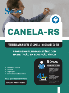 Apostila Prefeitura de Canela-RS 2026 - Profissional do Magistério com Habilitação em Educação Física - Imagem 3