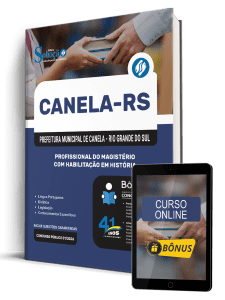 Apostila Prefeitura de Canela-RS 2026 - Profissional do Magistério com Habilitação em História - Imagem 1