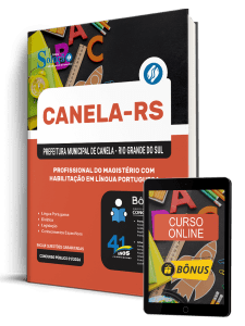 Apostila Prefeitura de Canela-RS 2026 - Profissional do Magistério com Habilitação em Língua Portuguesa - Imagem 1