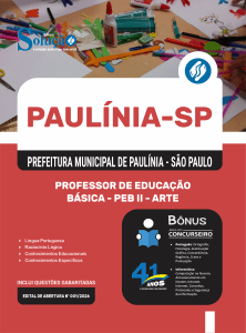 Apostila Prefeitura de Paulínia - SP 2026 - Professor de Educação Básica - PEB II - Arte - Imagem 3
