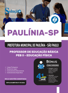 Apostila Prefeitura de Paulínia - SP 2026 - Professor de Educação Básica - PEB II - Educação Física - Imagem 3