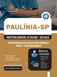 Apostila Prefeitura de Paulínia - SP 2026 - Professor de Educação Básica - PEB II - Enfermagem - Imagem 3