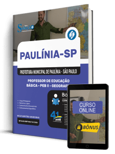 Apostila Prefeitura de Paulínia - SP 2026 - Professor de Educação Básica - PEB II - Geografia - Imagem 1