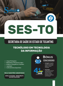 Apostila SES-TO em PDF 2026 - Tecnólogo em Tecnologia da Informação - Imagem 1