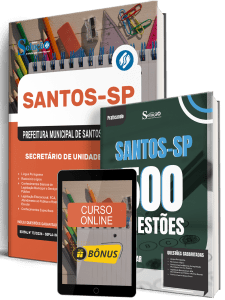Combo Prefeitura de Santos - SP 2026 - Secretário de Unidade Escolar - Imagem 1