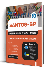 Combo Prefeitura de Santos - SP 2026 - Secretário de Unidade Escolar - Imagem 2