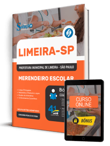 Apostila Prefeitura de Limeira - SP 2026 - Merendeiro Escolar - Imagem 1