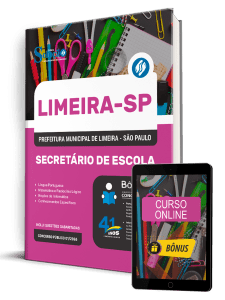 Apostila Prefeitura de Limeira - SP 2026 - Secretário de Escola - Imagem 1