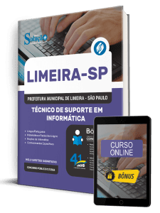 Apostila Prefeitura de Limeira - SP 2026 - Técnico de Suporte em Informática - Imagem 1