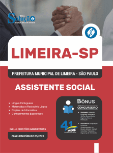 Apostila Prefeitura de Limeira - SP 2026 - Assistente Social - Imagem 3