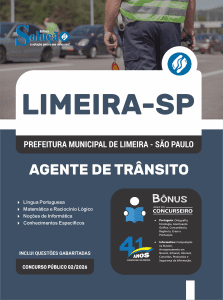 Apostila Prefeitura de Limeira - SP 2026 - Agente de Trânsito - Imagem 3