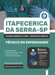 Apostila AMS Itapecerica 2026 - Técnico em Enfermagem - Imagem 3