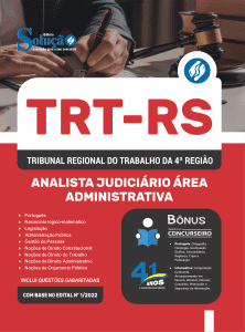 Apostila TRT-RS 2026 - Analista Judiciário - Área Administrativa - Imagem 3