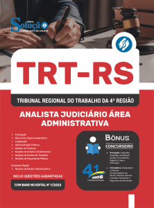 Apostila TRT-RS 2026 em PDF - Analista Judiciário - Área Administrativa - Imagem 1