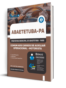 Apostila Prefeitura de Abaetetuba PA 2026 - Comum aos Cargos de Auxiliar Operacional - Motorista - Imagem 2