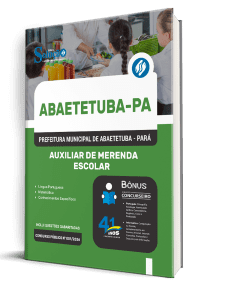 Apostila Prefeitura de Abaetetuba PA 2026 - Auxiliar de Merenda Escolar - Imagem 2