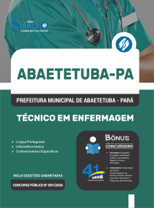 Apostila Prefeitura de Abaetetuba PA 2026 - Técnico em Enfermagem - Imagem 3