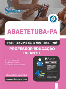Apostila Prefeitura de Abaetetuba PA 2026 - Professor Educação Infantil - Imagem 3
