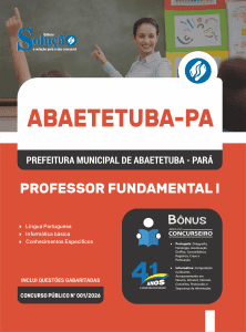 Apostila Prefeitura de Abaetetuba PA 2026 - Professor Fundamental I - Imagem 3