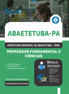 Apostila Prefeitura de Abaetetuba PA 2026 - Professor Fundamental II - Ciências - Imagem 3