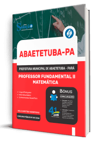 Apostila Prefeitura de Abaetetuba PA 2026 - Professor Fundamental II - Matemática - Imagem 2