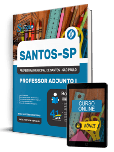 Apostila Prefeitura de Santos - SP 2026 - Professor Adjunto I - Imagem 1