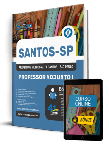 Apostila Prefeitura de Santos - SP 2026 - Professor Adjunto I - Imagem 1