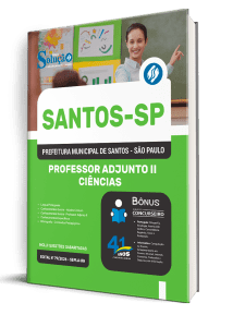 Apostila Prefeitura de Santos - SP 2026 - Professor Adjunto II - Ciências - Imagem 2