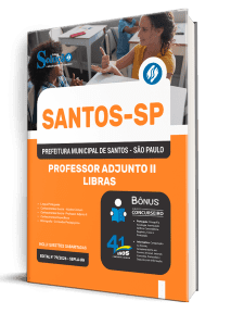 Apostila Prefeitura de Santos - SP 2026 - Professor Adjunto II - Libras - Imagem 2