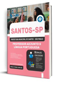 Apostila Prefeitura de Santos - SP 2026 - Professor Adjunto II - Língua Portuguesa - Imagem 2