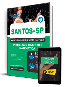 Apostila Prefeitura de Santos - SP 2026 - Professor Adjunto II - Matemática - Imagem 1
