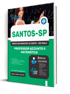 Apostila Prefeitura de Santos - SP 2026 - Professor Adjunto II - Matemática - Imagem 2