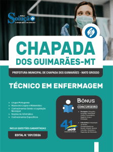 Apostila Prefeitura de Chapada dos Guimarães-MT 2026 - Técnico em Enfermagem - Imagem 3
