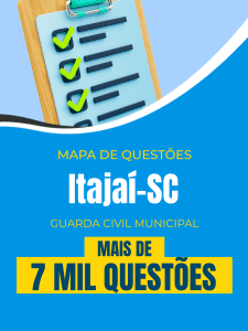 Mapa de Questões Online - Pref. Itajaí-SC - Guarda Civil Municipal - 7 Mil Questões - Imagem 1