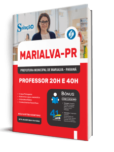 Apostila Prefeitura de Marialva-PR 2026 - Professor 20h e 40h - Imagem 2