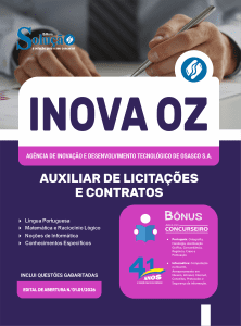 Apostila INOVA OZ 2026 - Auxiliar de Licitações e Contratos - Imagem 3