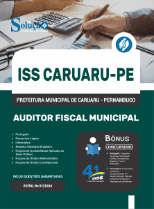 Apostila Prefeitura de Caruaru - PE 2026 - Auditor Fiscal Municipal - Imagem 3