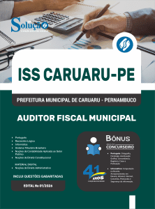 Apostila Prefeitura de Caruaru - PE 2026 - Auditor Fiscal Municipal - Imagem 3