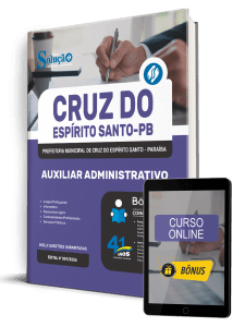 Apostila Prefeitura de Cruz do Espírito Santo-PB 2026 - Auxiliar Administrativo - Imagem 1