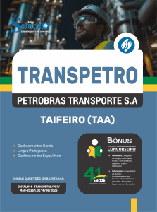 Apostila Transpetro em PDF 2026 - Taifeiro (TAA) - Imagem 1