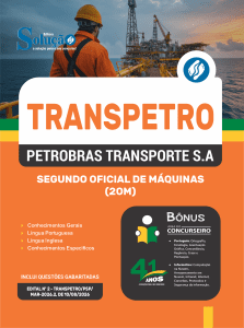 Apostila Transpetro em PDF 2026 - Segundo Oficial de Máquinas (2OM) - Imagem 1