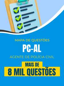 Mapa de Questões Online - PC-AL - Agente de Polícia Civil - 8 Mil Questões - Imagem 1