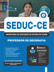 Apostila SEDUC-CE 2026 - Professor de Geografia - Imagem 3