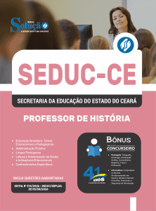 Apostila SEDUC-CE 2026 - Professor de História - Imagem 3