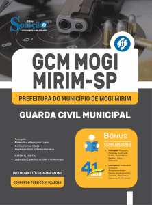 Apostila Prefeitura de Mogi Mirim-SP 2026 - Guarda Civil Municipal - Imagem 3