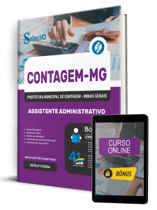 Apostila Prefeitura de Contagem - MG 2026 - Assistente Administrativo - Imagem 1