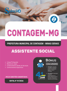 Apostila Prefeitura de Contagem - MG 2026 - Assistente Social - Imagem 3