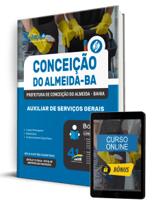 Apostila Prefeitura de Conceição do Almeida-BA 2026 - Auxiliar de Serviços Gerais - Imagem 1